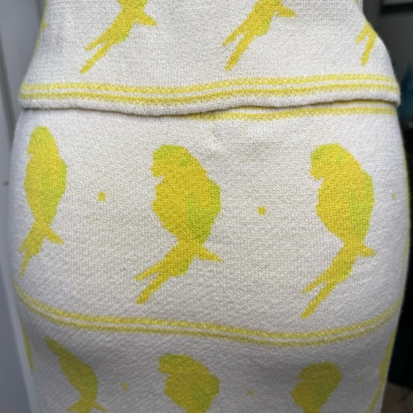 For Love & Lemons Knitz Flock to Me Birdie Size Large Crop Top & Size Med Skirt - Picture 9 of 14